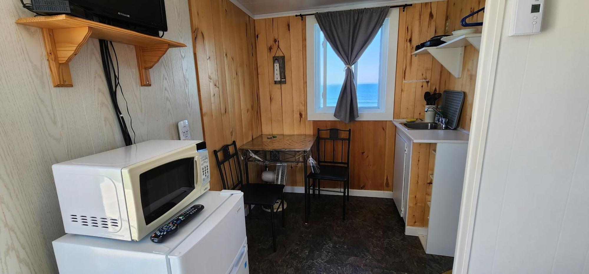 Les Cabines Sur Mer Cap-des-Rosiers Quarto foto