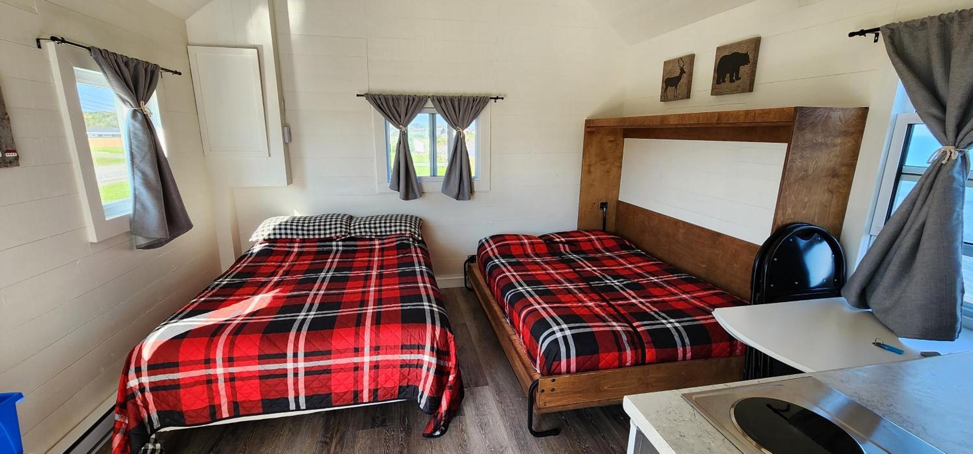 Les Cabines Sur Mer Cap-des-Rosiers Quarto foto