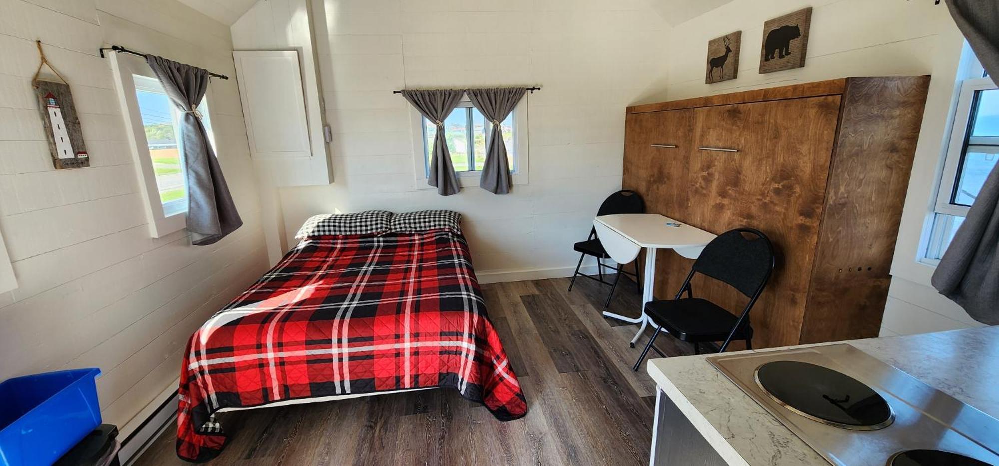 Les Cabines Sur Mer Cap-des-Rosiers Quarto foto