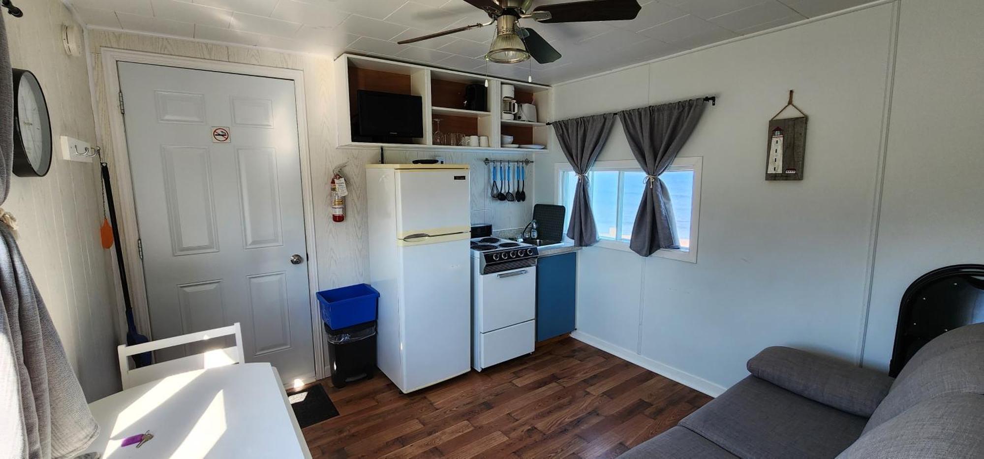 Les Cabines Sur Mer Cap-des-Rosiers Quarto foto